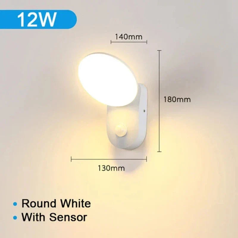 SecureLight – LED-Außenleuchte mit Bewegungsmelder | Wasserdicht & energieeffizient