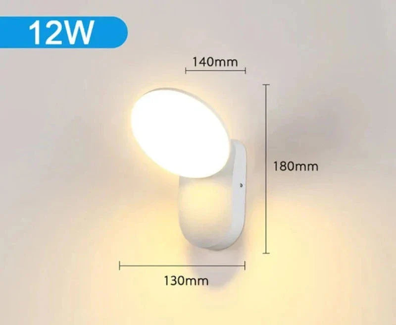 Moderne LED Verandaleuchte mit Bewegungsmelder - Wasserdichte Außenbeleuchtung, energiesparend, ideal für Terrasse und Eingang | Karnz