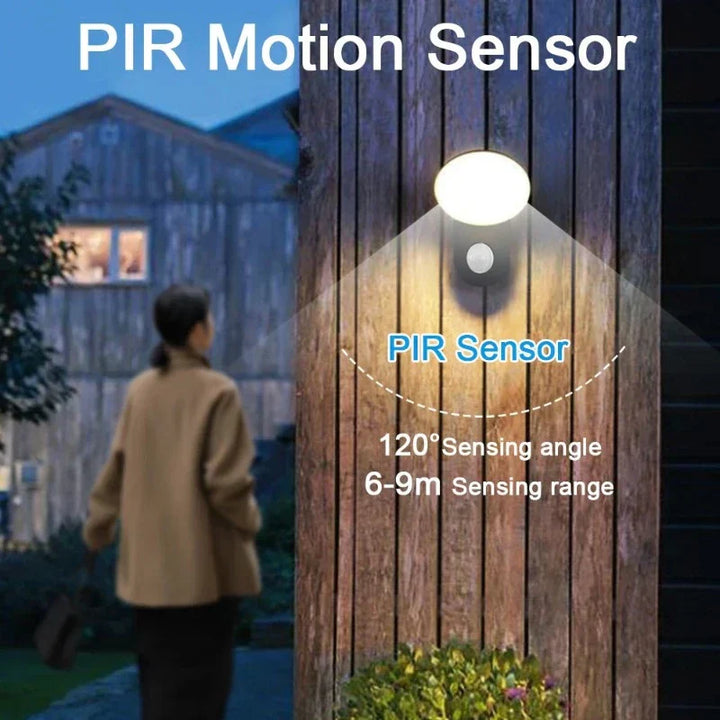 SecureLight - LED Bewegungsmelder Außenlampe | Wasserdicht & Energiesparend | Karnz