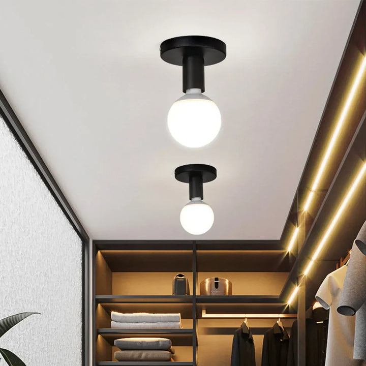 Minimalistische Vintage Hängelampe – Einfache Deckenleuchte für Wohnzimmer und Flur | Karnz