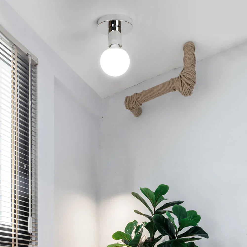 Minimalistische Vintage Hängelampe – Einfache Deckenleuchte für Wohnzimmer und Flur | Karnz