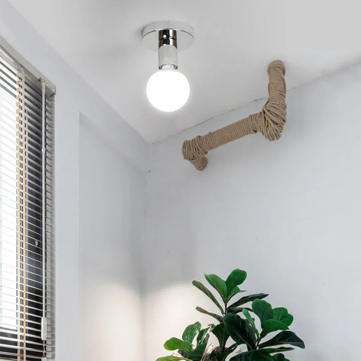 Minimalistische Vintage Hängelampe – Einfache Deckenleuchte für Wohnzimmer und Flur | Karnz