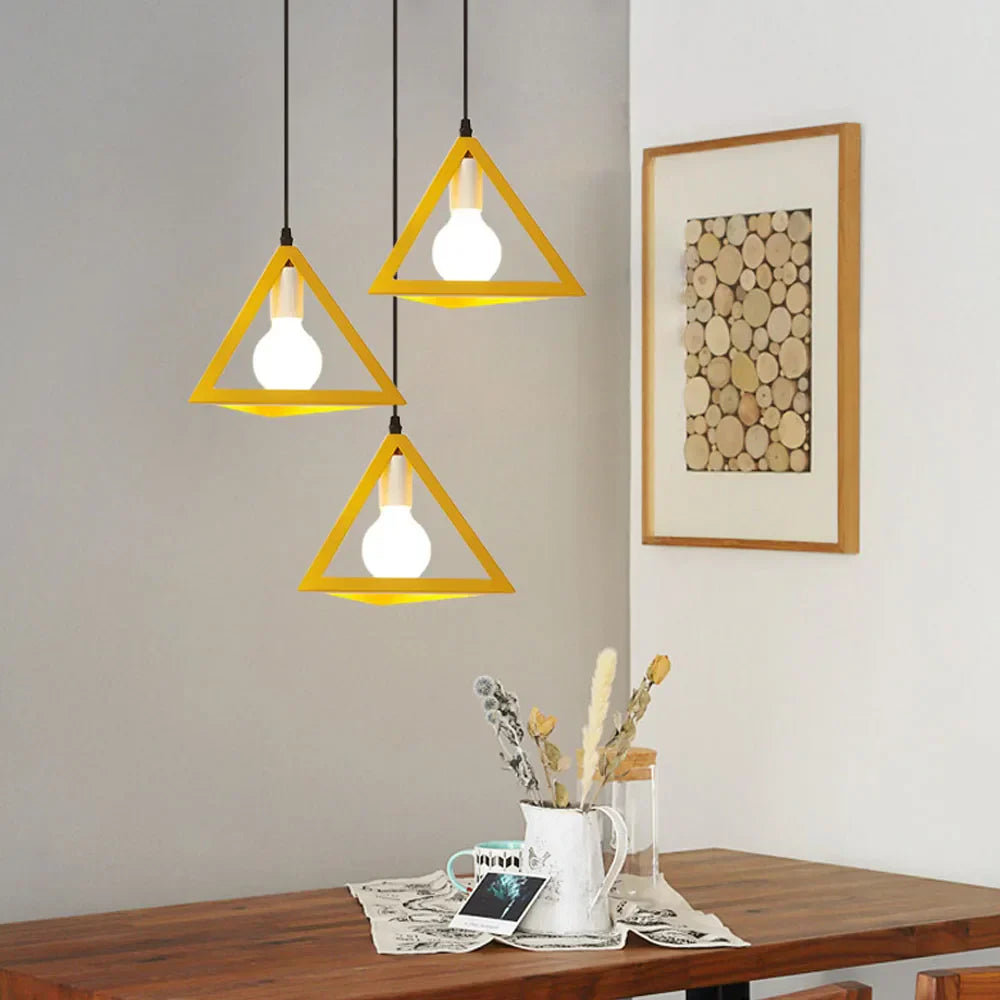 Vintage Eisen-Pendelleuchte im Industriellen Design – Retro Hängelampe für Esszimmer & Wohnzimmer | Karnz