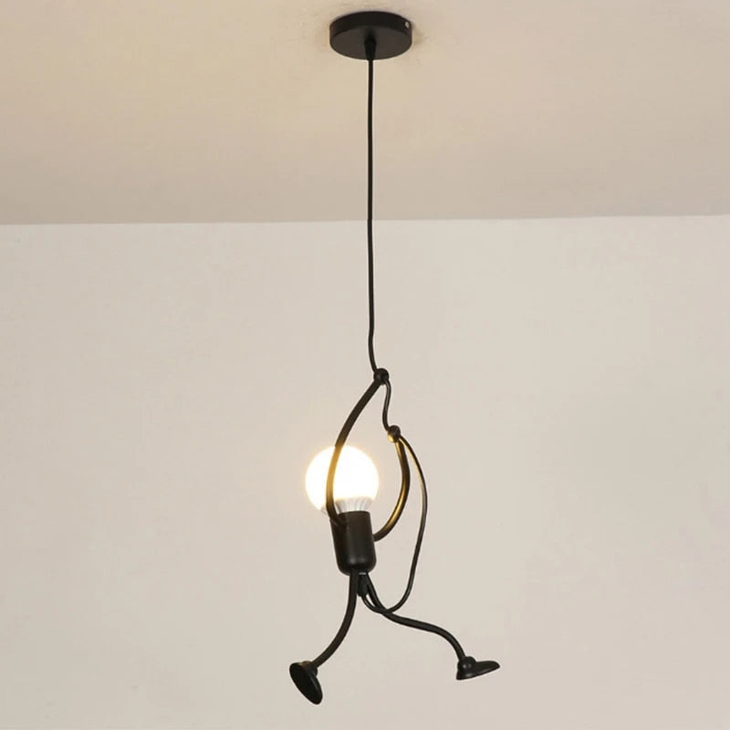 Fröhliche Puppen-Wandlampe - RetroGlow | Karnz