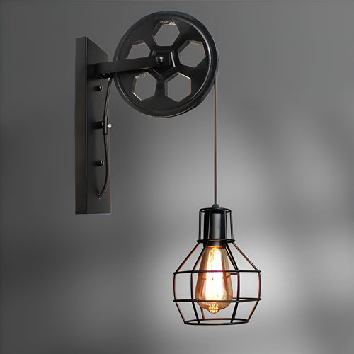 LumenLux Wandlampe - Elegante industrielle Vintage-LED-Beleuchtung | Karnz