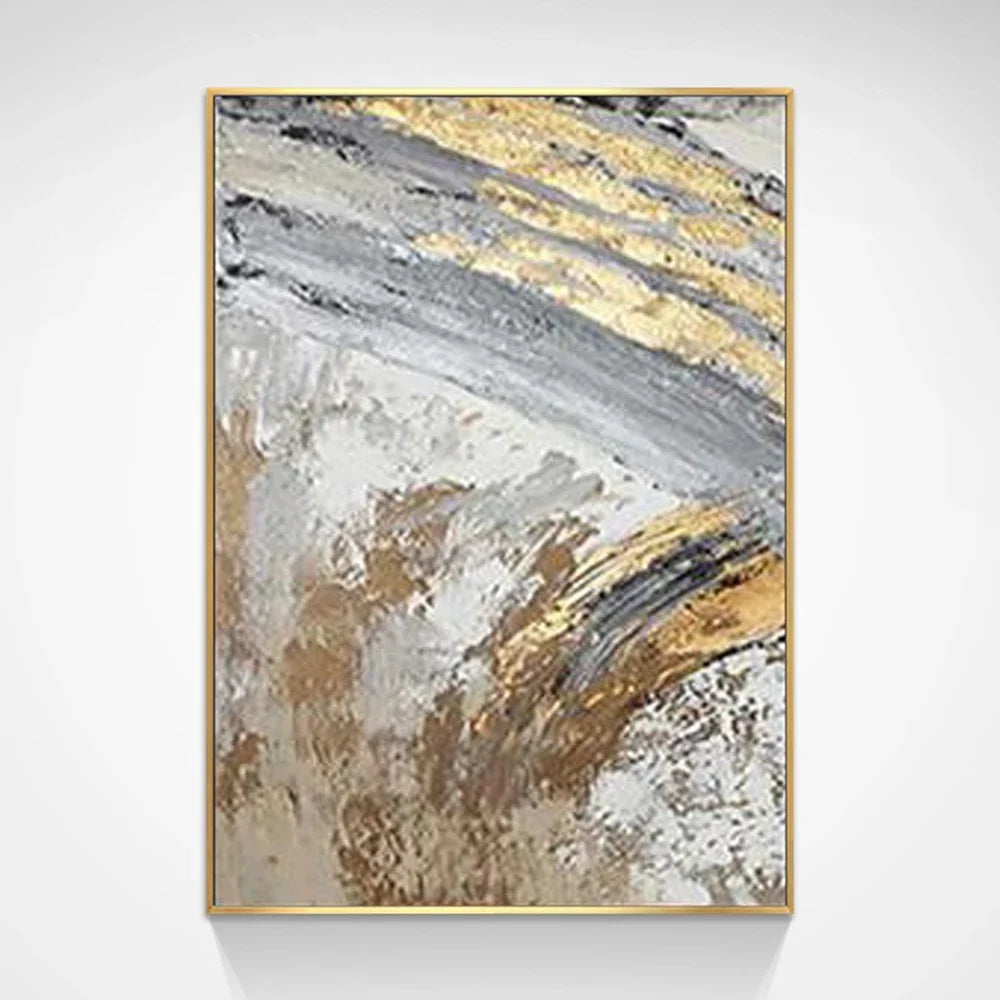 Vintage Golden Beige Abstract Wandkunst Fine Art Leinwanddrucke Poster Bilder für modernes Wohnzimmer Schlafzimmer Licht Luxus Wohnkultur