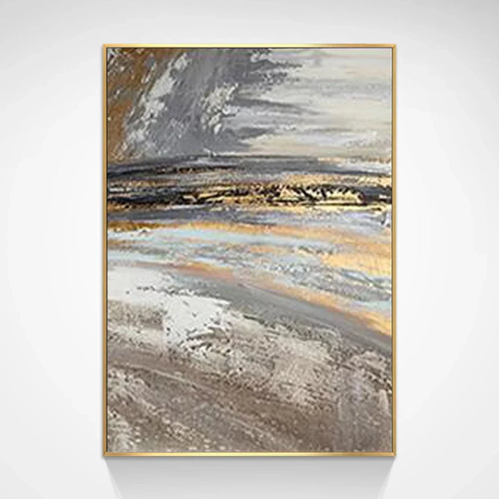 Vintage Golden Beige Abstract Wandkunst Fine Art Leinwanddrucke Poster Bilder für modernes Wohnzimmer Schlafzimmer Licht Luxus Wohnkultur