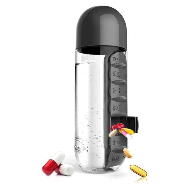 Vitamin Pillenbox Wasserflasche | Karnz