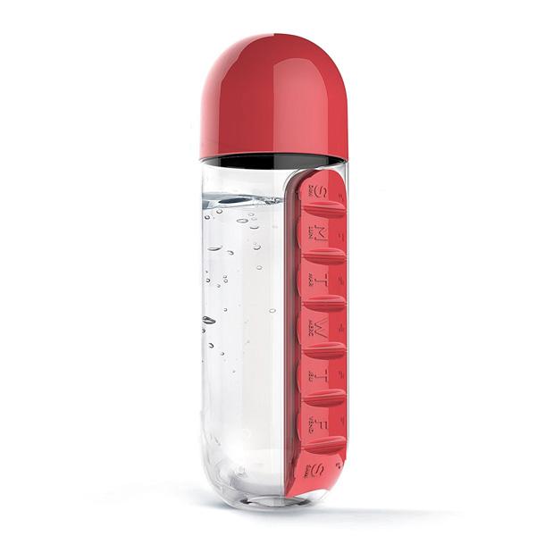 Vitamin Pillenbox Wasserflasche | Karnz