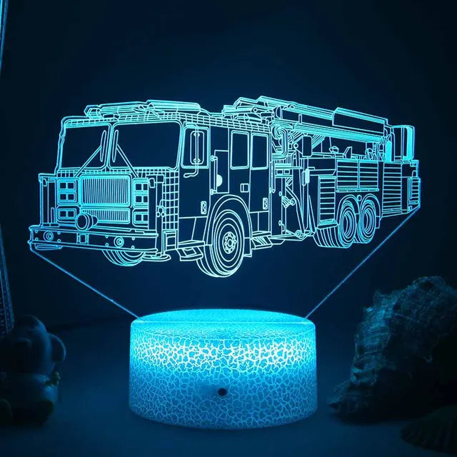 LED Nachtlicht - 3D Illusionslampe für das Kinderzimmer, USB-Ladung | Karnz