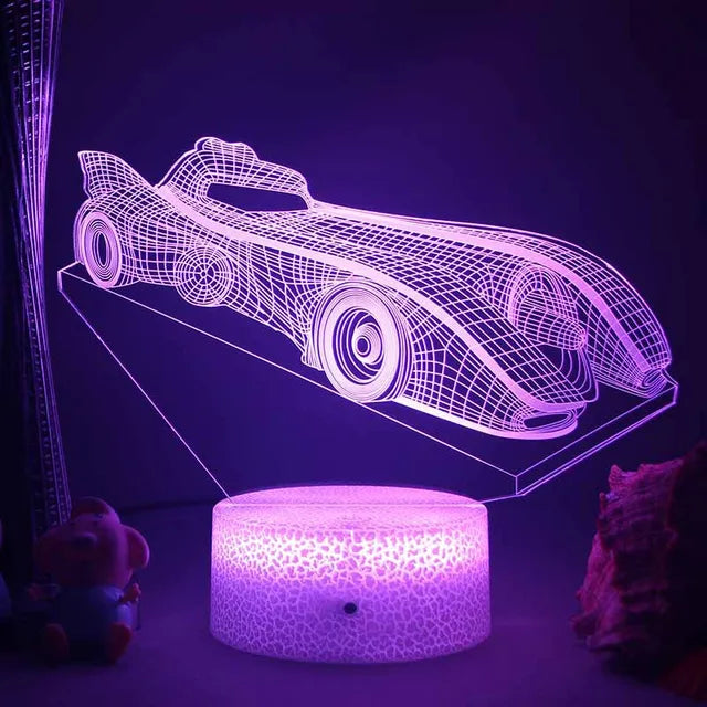 LED Nachtlicht - 3D Illusionslampe für das Kinderzimmer, USB-Ladung | Karnz