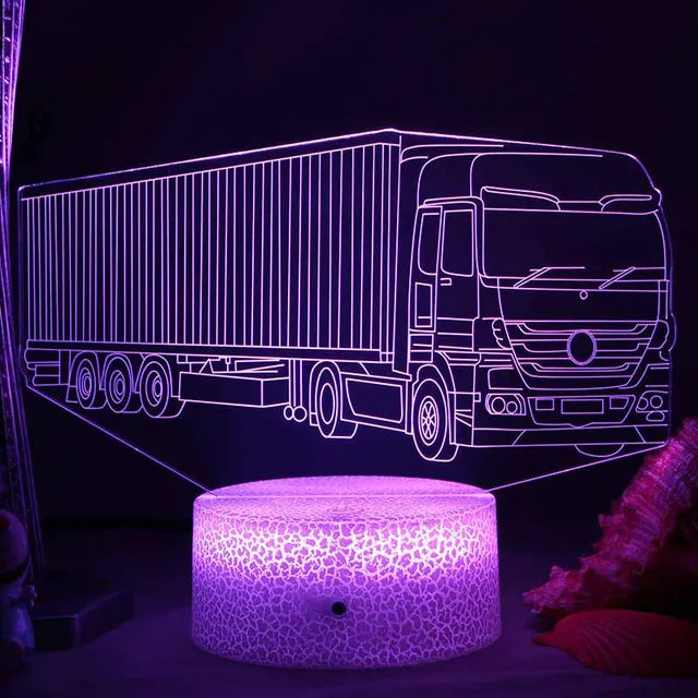 LED Nachtlicht - 3D Illusionslampe für das Kinderzimmer, USB-Ladung | Karnz