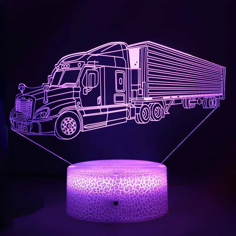 LED Nachtlicht - 3D Illusionslampe für das Kinderzimmer, USB-Ladung | Karnz