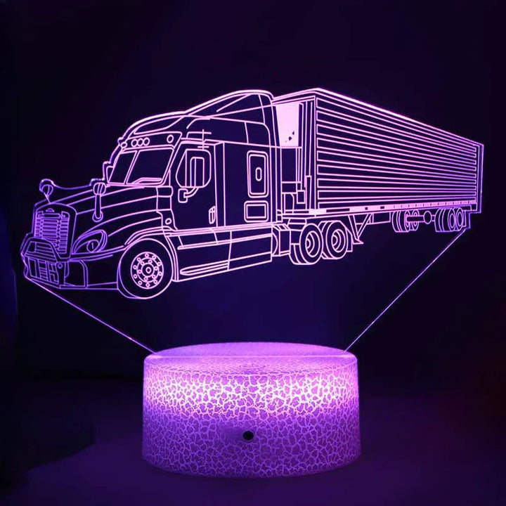 LED Nachtlicht - 3D Illusionslampe für das Kinderzimmer, USB-Ladung | Karnz
