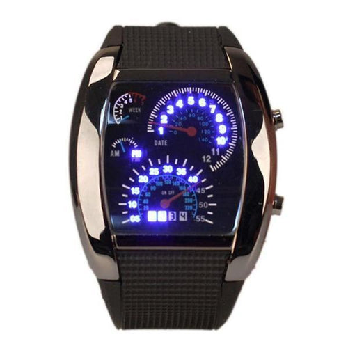 Rennuhr LED Digitale Sportuhr mit Armband | Karnz
