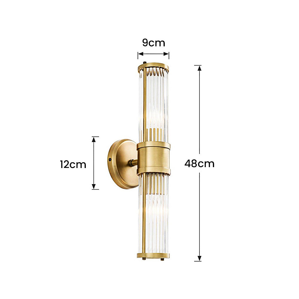 Klassische Gold Badezimmer Wandlampe - Luxuriöse Beleuchtung für stilvolle Innenräume | Karnz