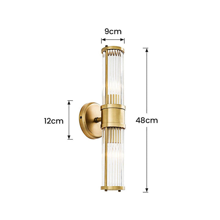Klassische Gold Badezimmer Wandlampe - Luxuriöse Beleuchtung für stilvolle Innenräume | Karnz