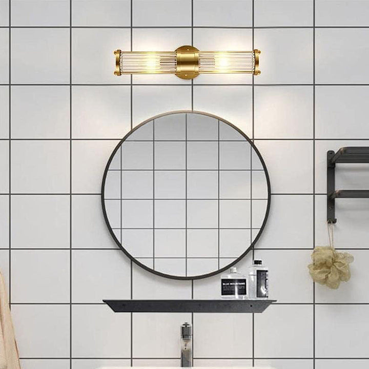 Klassische Gold Badezimmer Wandlampe - Luxuriöse Beleuchtung für stilvolle Innenräume | Karnz