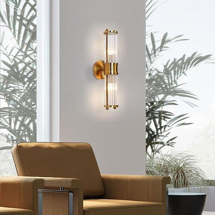 Klassische Gold Badezimmer Wandlampe - Luxuriöse Beleuchtung für stilvolle Innenräume | Karnz