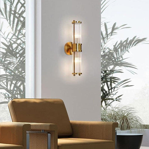 Klassische Gold Badezimmer Wandlampe - Luxuriöse Beleuchtung für stilvolle Innenräume | Karnz