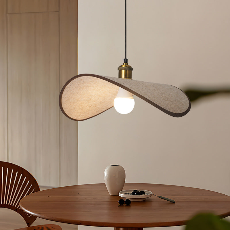 Wabi-Sabi-Blumen-Pendelleuchte für moderne minimalistische Interieurs