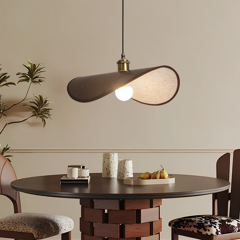 Wabi-Sabi-Blumen-Pendelleuchte für moderne minimalistische Interieurs