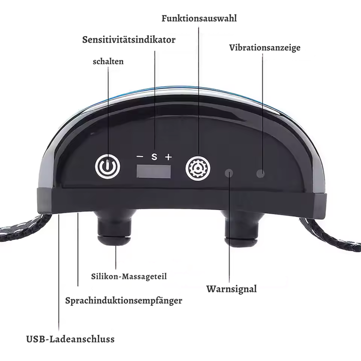 Anti Bell Halsband für Hunde wasserdicht mit Klang und 7 Vibrationsstufen Karnz