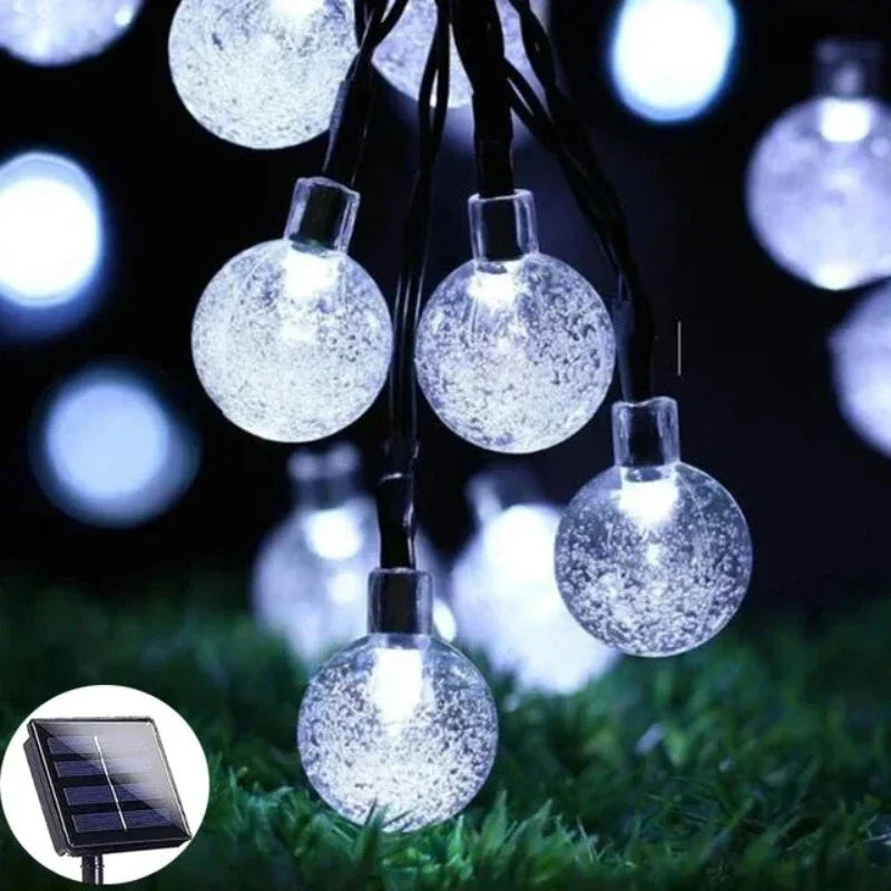 Solar Lantern Lichterkette für den Außenbereich – Bunte Laternen für Garten- und Terrassenbeleuchtung | Karnz