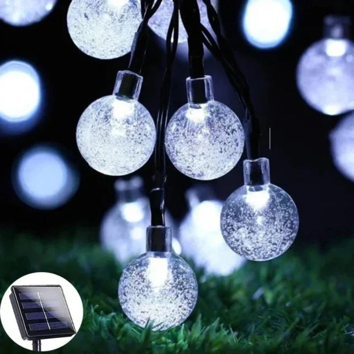 Solar Lantern Lichterkette für den Außenbereich – Bunte Laternen für Garten- und Terrassenbeleuchtung | Karnz