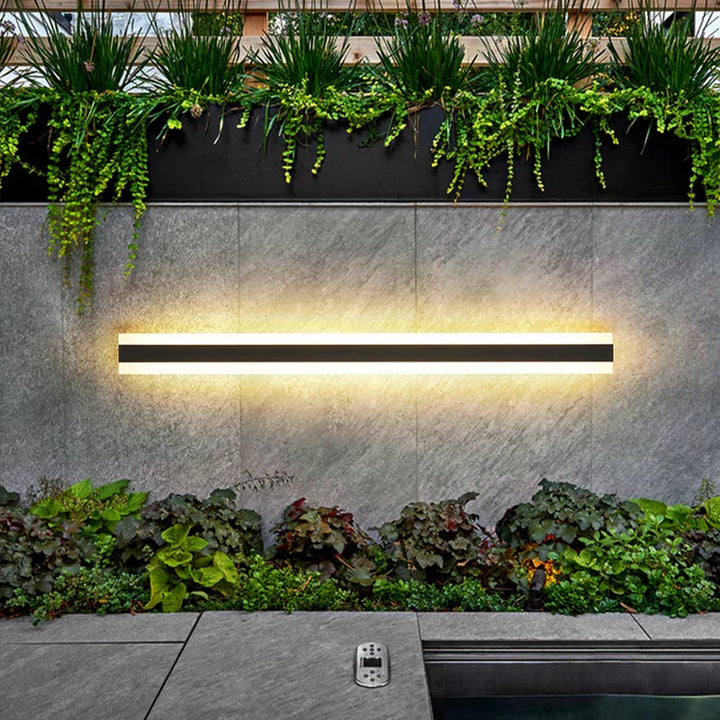 Wetterfeste LED-Außenwandleuchte | Modernes Design für Garten, Terrasse & Fassade | Wasserdicht IP65 | Energieeffizient | Karnz
