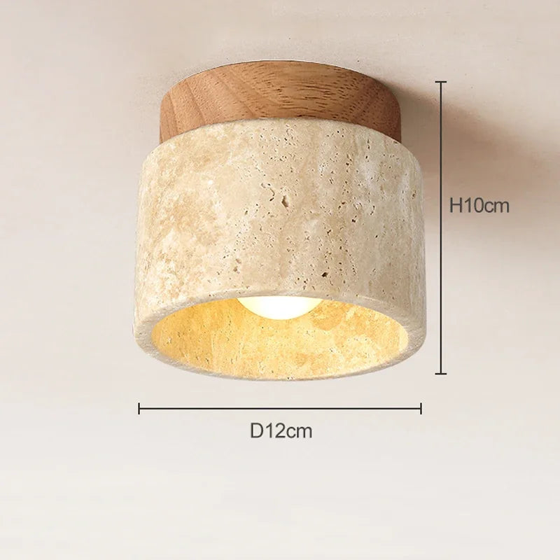 Japanische kreative Creme-Stil Deckenlampe | Karnz
