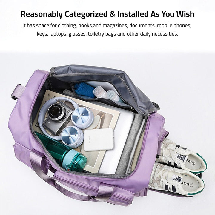 Sandsberg | Reisetasche Sport-Duffle | Mehrere Fächer mit Schuhfach