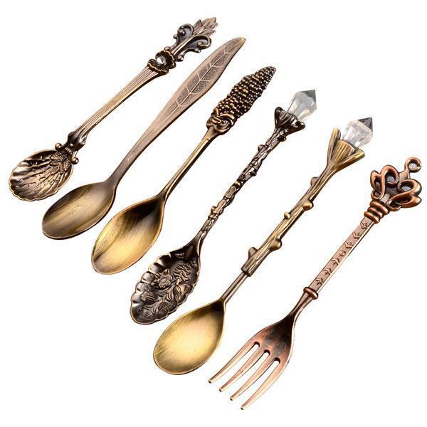 Verspielt Vintage Dessertlöffel (Set von 6) | Karnz