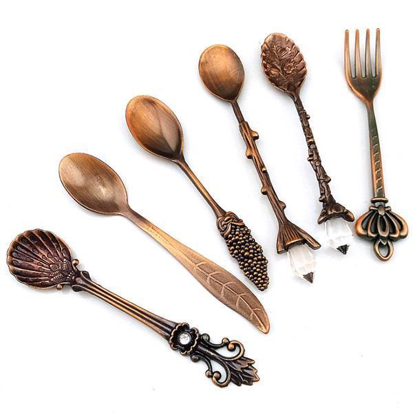 Verspielt Vintage Dessertlöffel (Set von 6) | Karnz