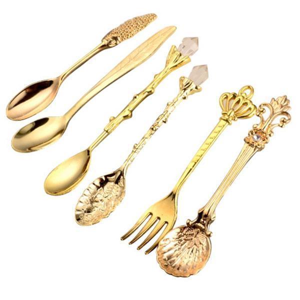 Verspielt Vintage Dessertlöffel (Set von 6) | Karnz