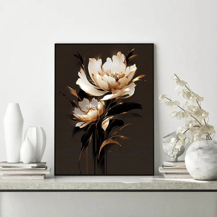 Weiße Blütenblätter Wandkunst Feine Kunstleinwanddrucke Moderne Botanik Florale Bilder Für Wohnzimmer Schlafzimmer Hotelzimmer Kunst Dekor