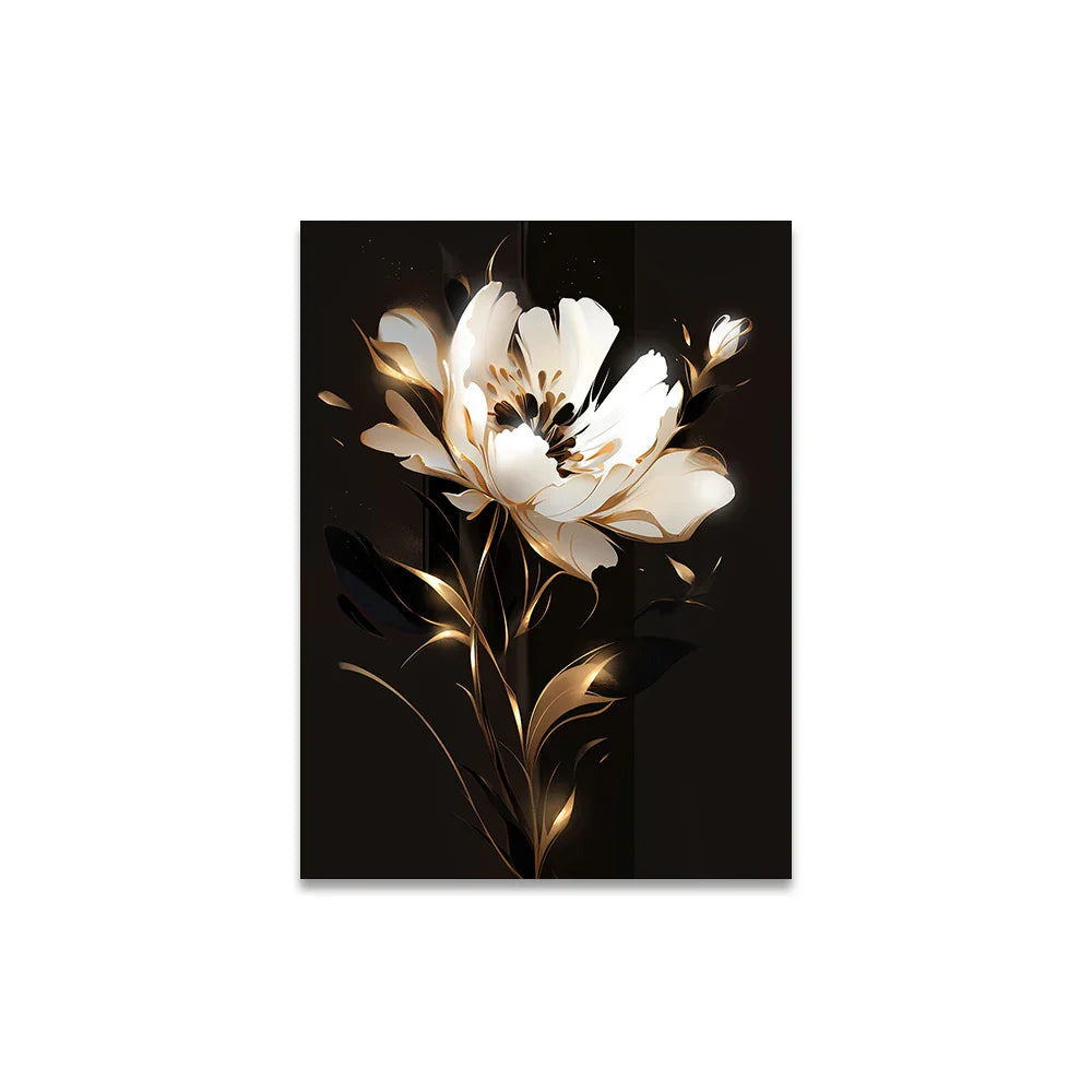 Weiße Blütenblätter Wandkunst Feine Kunstleinwanddrucke Moderne Botanik Florale Bilder Für Wohnzimmer Schlafzimmer Hotelzimmer Kunst Dekor