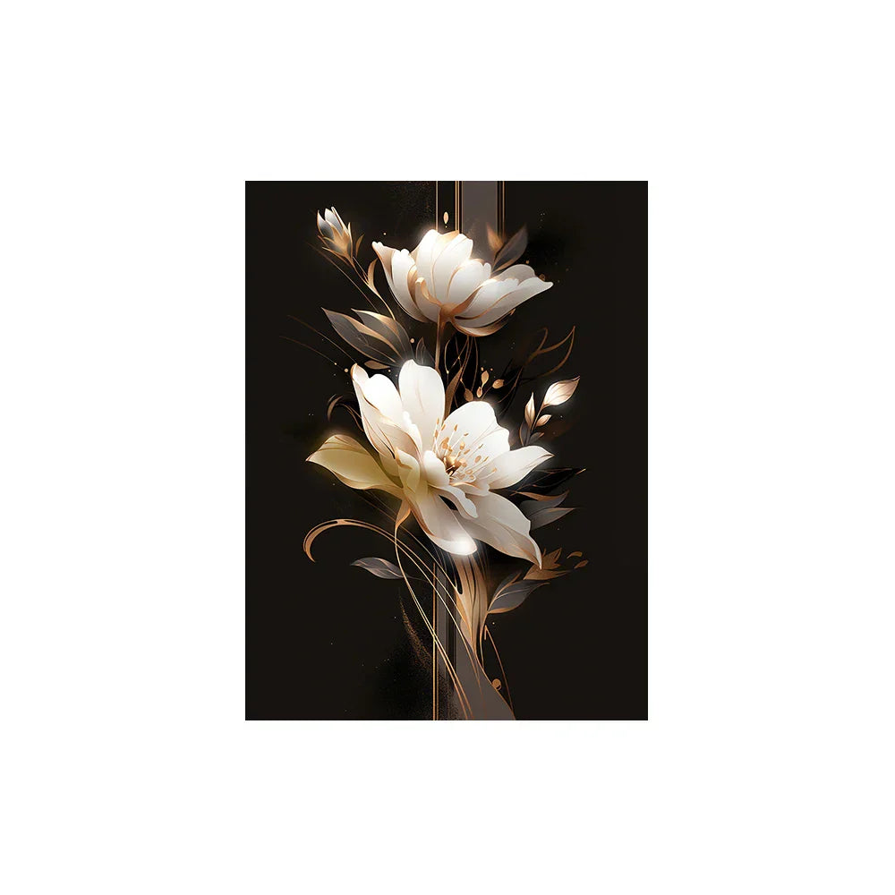 Weiße Blütenblätter Wandkunst Feine Kunstleinwanddrucke Moderne Botanik Florale Bilder Für Wohnzimmer Schlafzimmer Hotelzimmer Kunst Dekor