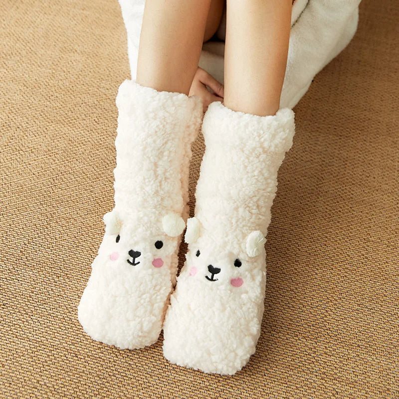 Warme, flauschige Bärensocken | Karnz