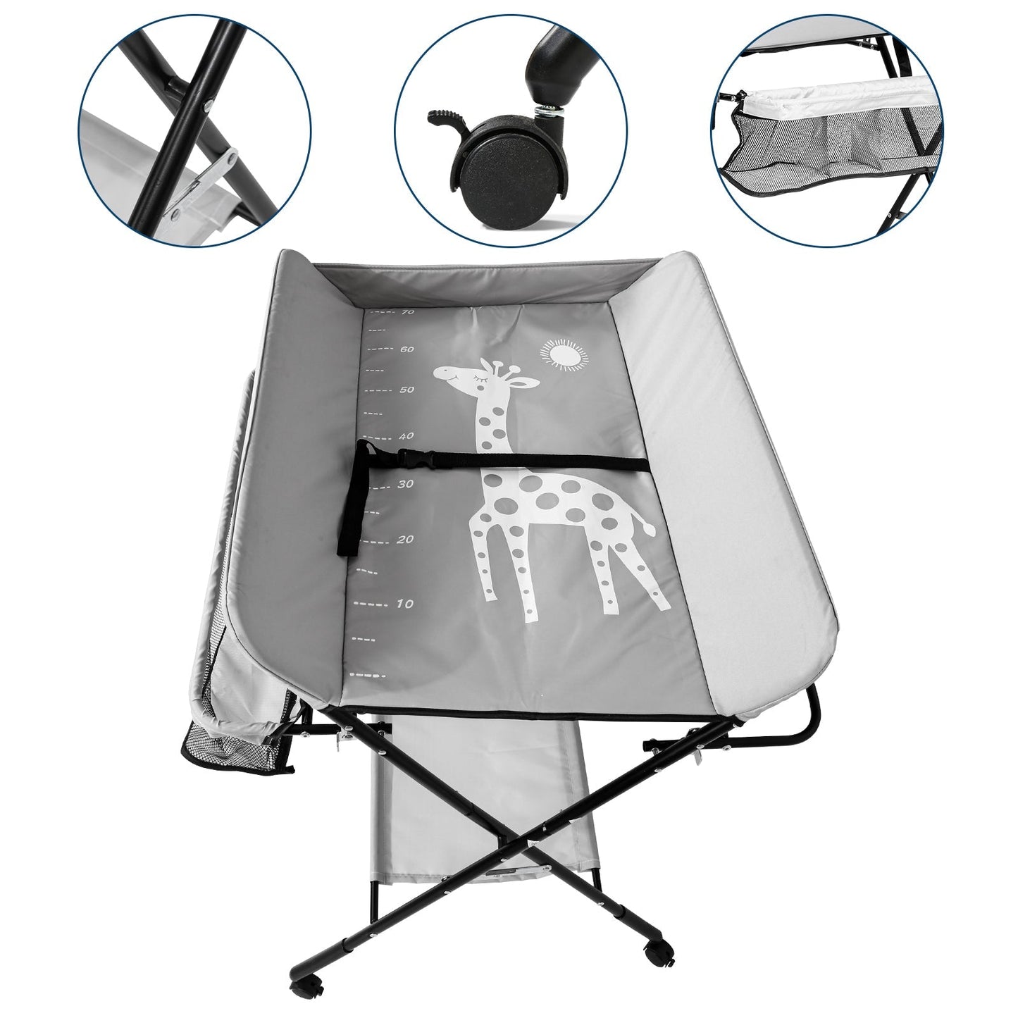 Wickeltisch Klappbar Baby Wickelkommode | Karnz