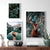 Wildnis Landschaft Bergsee Wald Wandkunst Fine Art Leinwand Drucke Bilder von Ruhe für Wohnzimmer Esszimmer Kunst Dekor