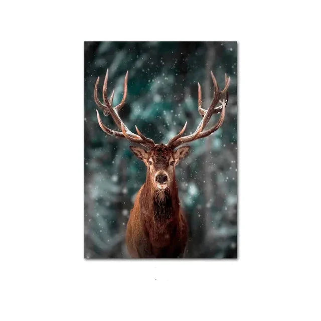 Wildnis Landschaft Bergsee Wald Wandkunst Fine Art Leinwand Drucke Bilder von Ruhe für Wohnzimmer Esszimmer Kunst Dekor