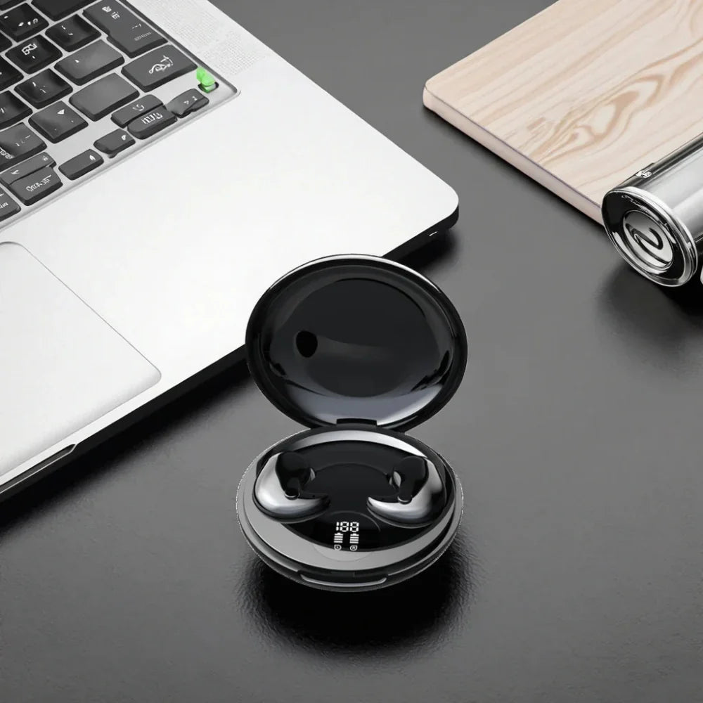 Bluetooth-Ohrhörer, kabellose In-Ear-Kopfhörer, Ladecase