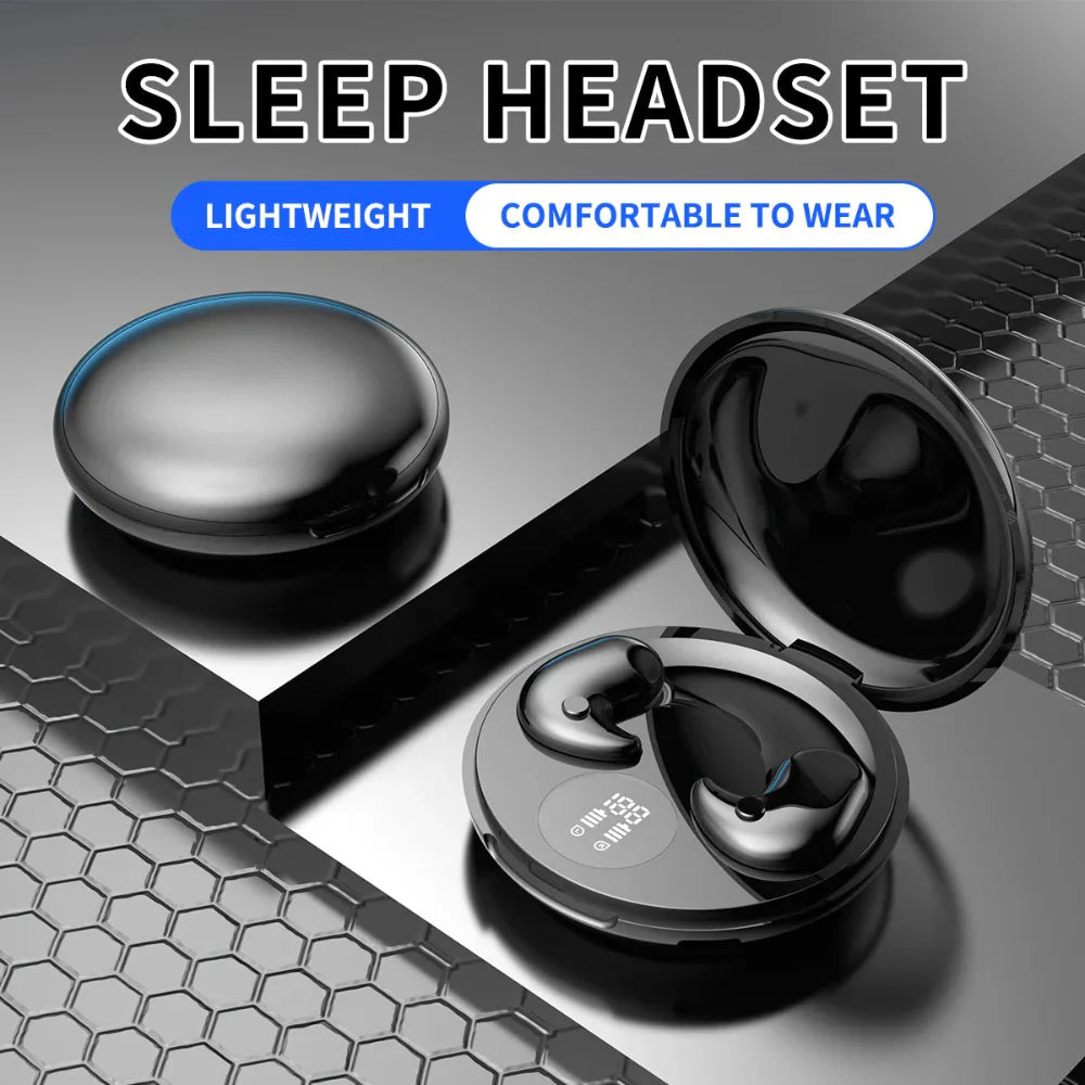 Bluetooth-Ohrhörer, kabellose In-Ear-Kopfhörer, Ladecase