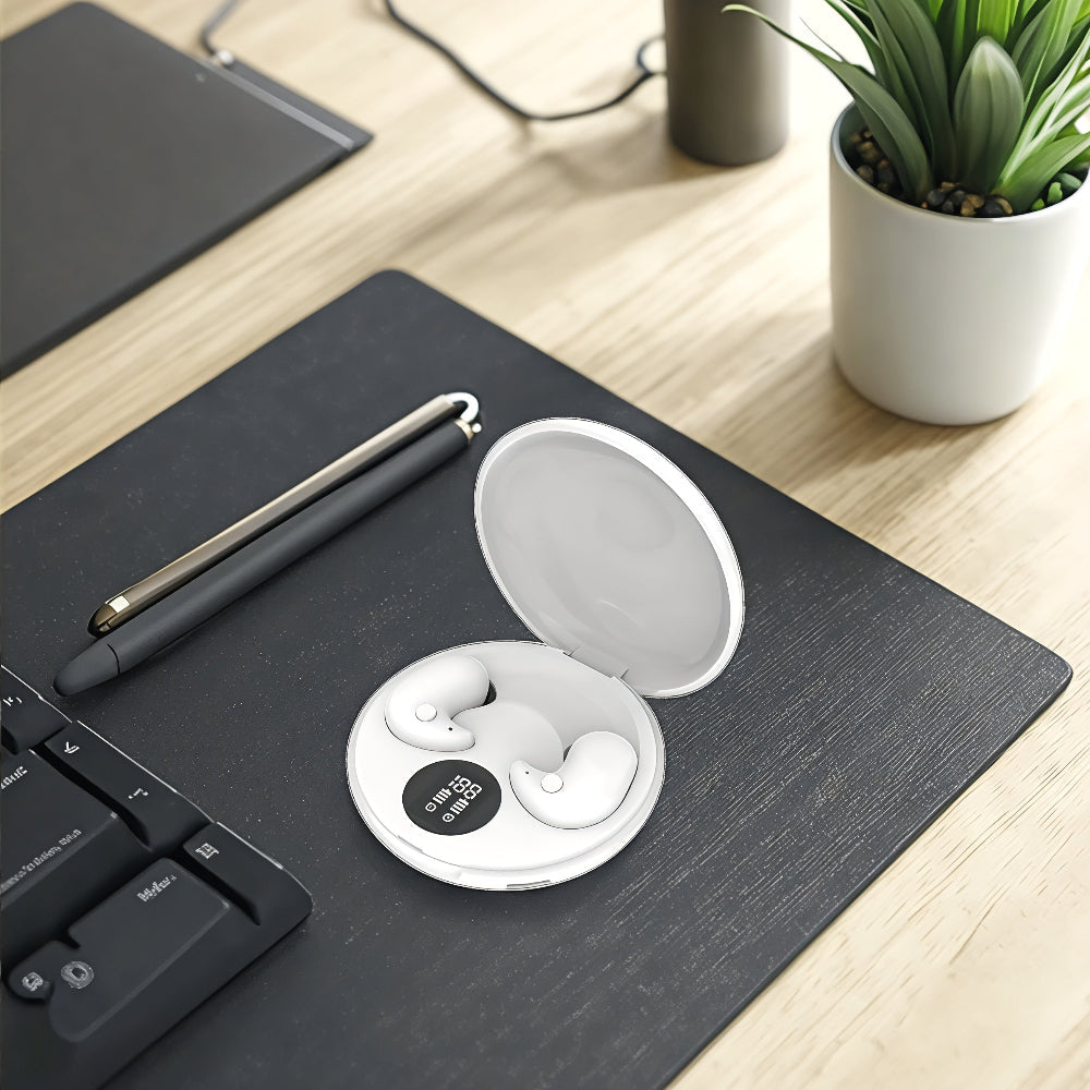 Bluetooth-Ohrhörer, kabellose In-Ear-Kopfhörer, Ladecase