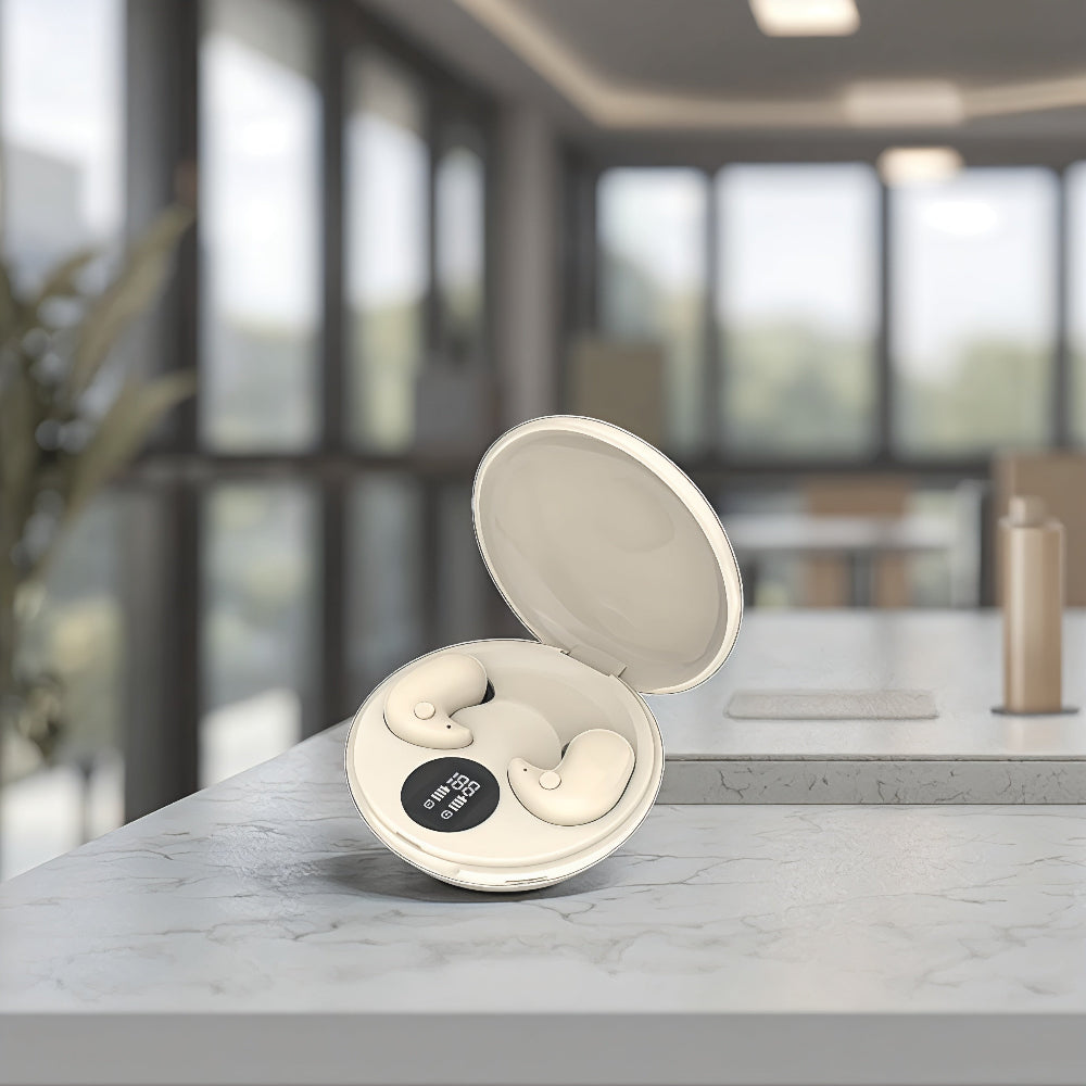 Bluetooth-Ohrhörer, kabellose In-Ear-Kopfhörer, Ladecase