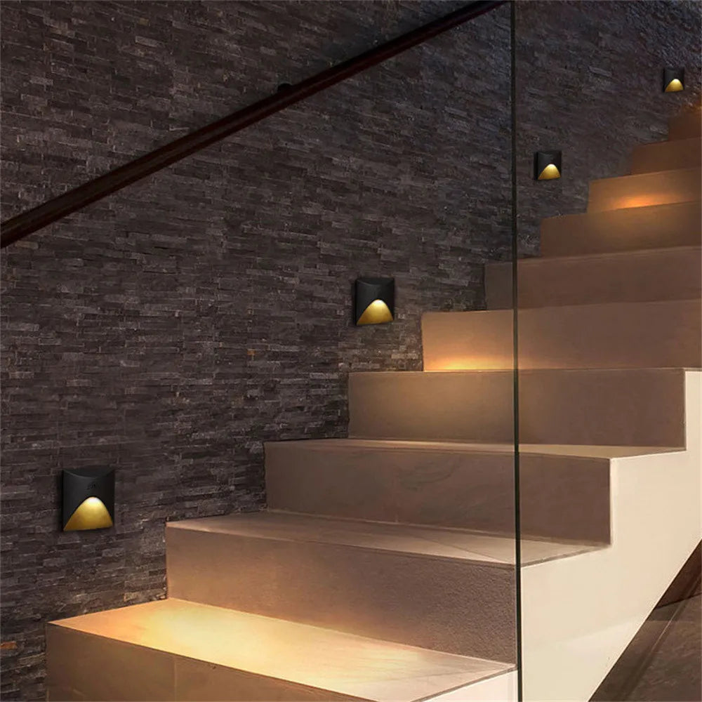 Wasserdichte LED-Treppenleuchte zum Einbauen – Aluminium, energiesparend, stilvoll