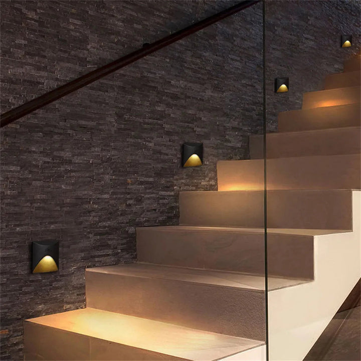 Wasserdichte LED-Treppenleuchte zum Einbauen – Aluminium, energiesparend, stilvoll
