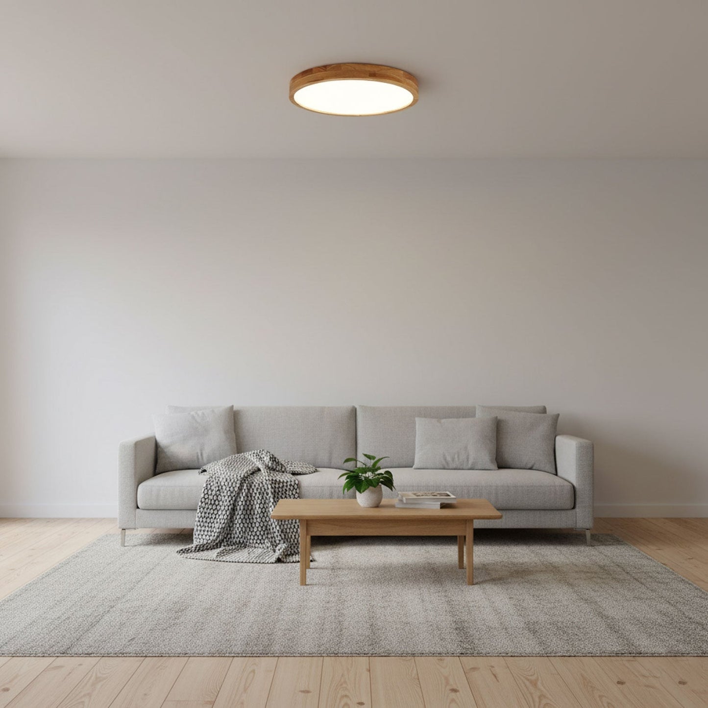 Holz Flush Mount Deckenleuchte | Karnz