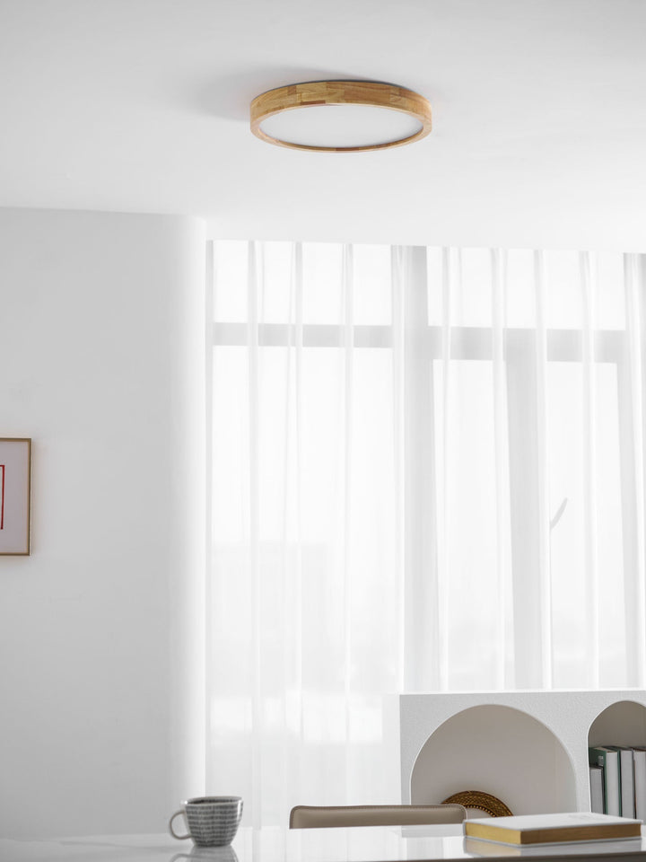 Holz Flush Mount Deckenleuchte | Karnz